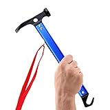 4 Pcs Martillo para acampar | Martillo de mazo para acampar para acampar | Martillo de cuña, martillo para acampar, removedor de estacas de tienda ligera para montañismo al aire libre, Genevieve