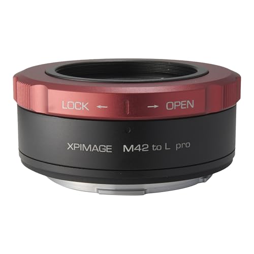 XPIMAGE Lens Mount Adapter Ring for M42 Screw Thread Lens to Leica or Panosonic L Mount Camera