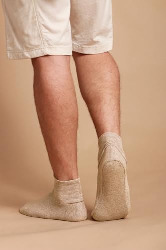 Image of Cottonique Latex-Free Adult Booties made from 100% Organic Cotton (2 pairs /pack)