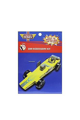 BSA Pinewood Derby Accessories Kit - 6 Piece Racing Accessories for PWD Car Boy Scouts of America