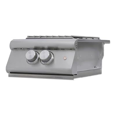 Blaze Grills Blaze Premium LTE+ Built-In Natural Gas High Performance Power Burner W/Wok Ring & Stainless Steel Lid - BLZ-PBLTE3-NG, medium