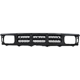 For Mazda B2200 / B2600 Grille Assembly 1990 91 92 1993 | Painted Black Shell & Insert | 4WD | Plastic | MA1200127 | UE5750710