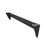 Mofangtech 1U 19-Inch Vertical Wall Mount Rack Bracket Foldable Wall Mountable Server Rack with Hardware Black (1U44P)