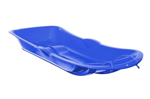 Heavy Duty Snow Sledge with Rope, Blue