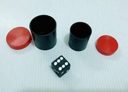 A SARKAR MAGIC SHOP New Number Vision Magic (Multicolor) (Plastic) / Magic X-RAY Vision DICE Illusion Magic Trick