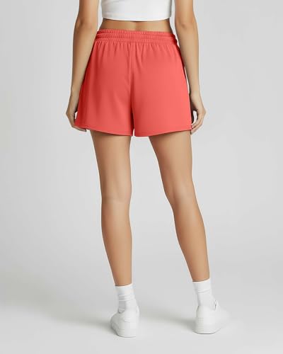 Image of Real Essentials 3 Pack: Womens Ultra-Soft Athletic Lounge Casual Sweat Shorts with Pockets (Available in Plus Size)