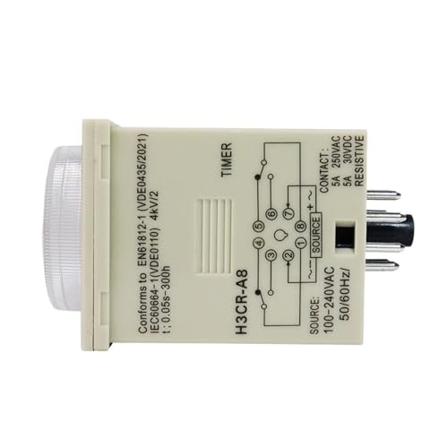Relais H3CR-A8 100-240VAC temporisateur de cycle d'arrêt 8PIN 24-220VACDC