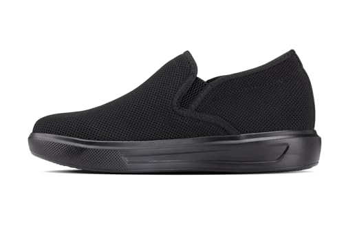 Image of CALTO Men's Invisible Height Increasing Elevator Shoes - Fashion Lightweight Slip-on Sporty Sneakers - 2.8 Inches Taller
