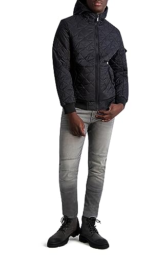 Karl Lagerfeld Paris Men's Bomber Satin Jacket