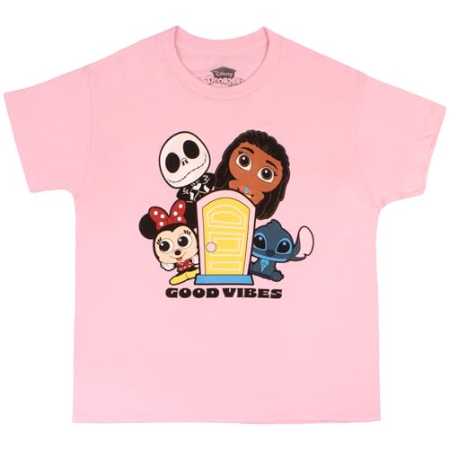 Disney Doorables Mickey Mouse Minnie Mouse Lilo and Stitch Girls Graphic Tees Short Sleeve T Shirts 2 Pack Girls Clothing3