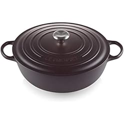 Cacerola Baja Le Creuset Le Creuset Marmita de hierro fundido, diámetro 32 cm, 7 L, Negro Mate, 21114320000430
