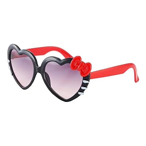 Black - Hello Kitty - Cat - Kitten - Sunglasses - Little girls and girls - Heart shape - Spring - Summer Cover
