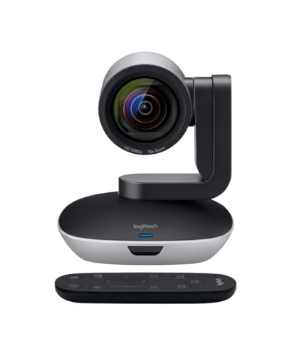 PTZ PRO 2 - Sistema professionale per videoconferenze (pan, inclinazione, zoom), zoom HD 10x, video HD, messa a fuoco automatica, telecomando, USB Plug and Play, PC/Mac - 960-001184 (nuovo