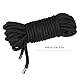 YUZHO Bondage Set Seil 2x5m SM Bondage Bindung Baumwollseil für Adult Play Bondage Sex Play Schwarz Lila