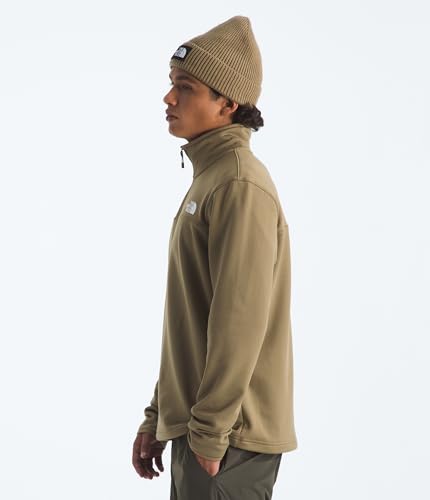 Image of THE NORTH FACE mens Cedar Trail Grid Fleece Quarter Zip Jacket | Cold Weather Top With Durable, Reinforced Bindings