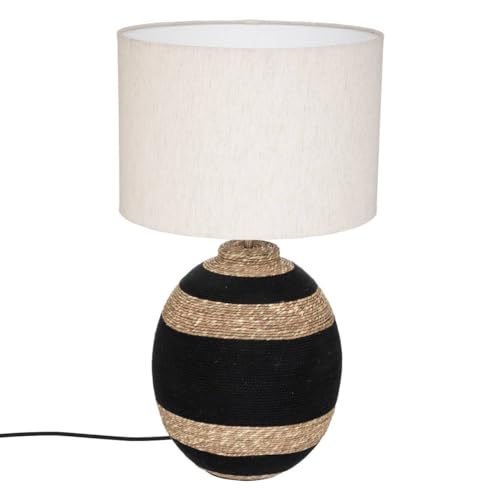 Atmosphera - Lampe boule Jorik - métal - noir - H58 cm