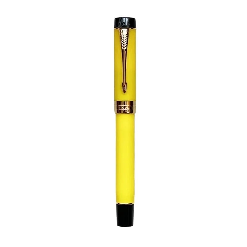 PURYN Stylo-plume en résine en forme de flèche avec clip doré pour bureau, fournitures scolaires (12, plié)