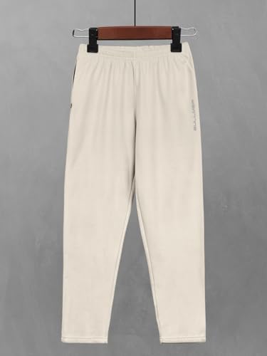 Image of BULLMER Trendy Solid Cotton Blend Regular Fit Trackpant for Men | Mid-Rise Trackpant for Men - Pack of 3