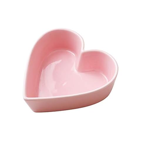 Sizikato Heart Shaped Ceramic Bowl Cover