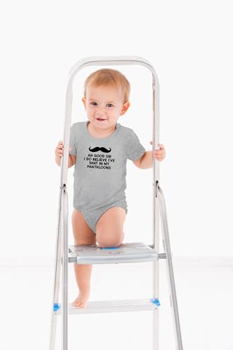 AW Fashions Ah Good Sir, I Do Believe I've Shat My Pantaloons Baby Bodysuit Cute Boy Girl Newborn Outfit3