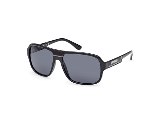 Harley-Davidson Men's Casual Pilot Sunglasses, Brown, 60-16-140