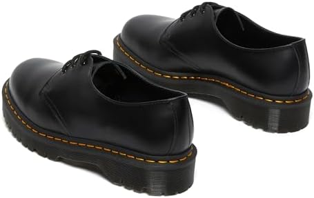 Dr. Martens 1461, Women's Lace Up Shoes, Black Smooth, 3 UK