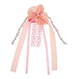 COMPUKAS 結婚式用自動車装飾用仿真花とリボン付きオーキッドアレンジメン