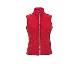 Photo Gallery payper horizon lady r. 2.0 gilet giacca ergonomico da donna 100% nylon interno retinato tasche esterne chiusura zip predisposizione cuffie cavosmartphone (rosso, s)