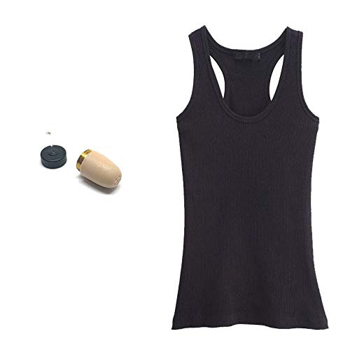 Camiseta Bluetooth con Micrófono + Auricular Invisible VIP Pro Supermini de Pinganillos Ocultos