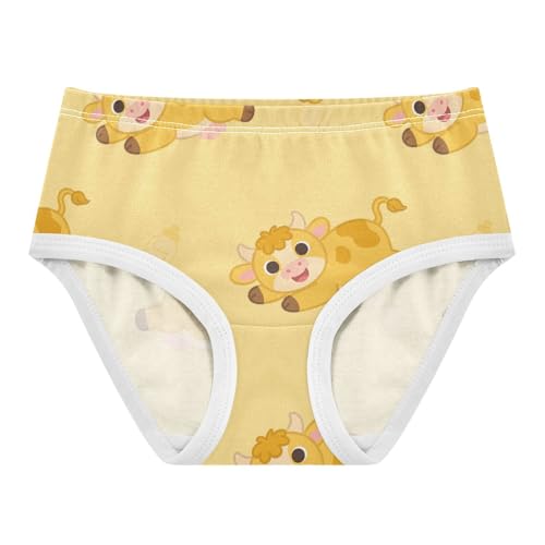 Girls' Underwear Cute Ox Yellow Toddle Brief Panties 2301433