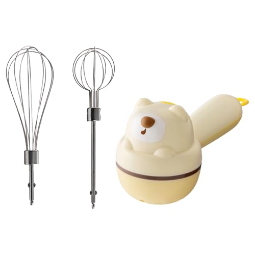 Montesy Cordless Handheld Electric Mixers 3 Speed Portable Rechargeable USB Eggs Beater Electric Whisks Handheld Whippers Enduri