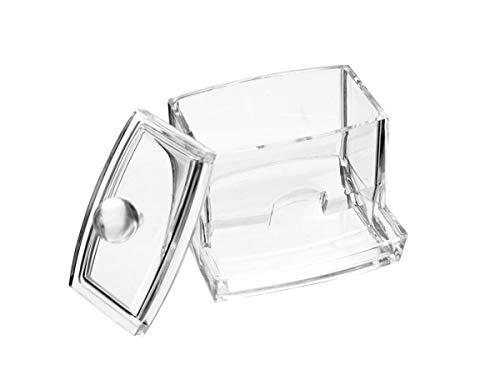 Porta hastes de algodão (cotonetes) de acrílico