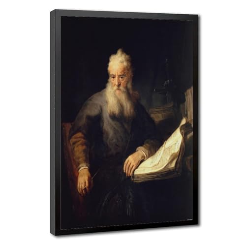 Poster L'apôtre Paul de Rembrandt cadre à suspendre décoration murale