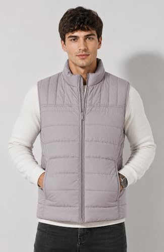 Image of SANE ORIGINALS Men's Sleeveless Puffer Jacket for Men, Water-Resistant Lightweight Winter Vest