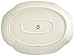 Lenox Serveware, Lenox French Perle White Serving Platter, Oval Shape, 16-Inch, Stoneware, Dishwasher Safe, Turkey Platter for Thanksgiving, Winter Hosting, Christmas Serving (White, 1 Piece)