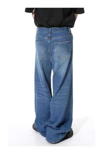 Men's Jeans Autunm American Retro Striped Straight Casual Loose Commute Home Weekend Slim Fit Long Pants4