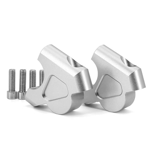Pince guidon rehausseur pour BMW R 1250 RT 2021 2022 - Accessoire moto argent