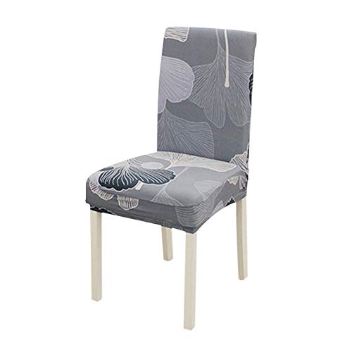 1/2/4/6pcs Printed Elastic Stretch Chair Cover, Spandex Dinning Room Kitchen Chairs Slipcovers Protector for Wedding Banquet Party
