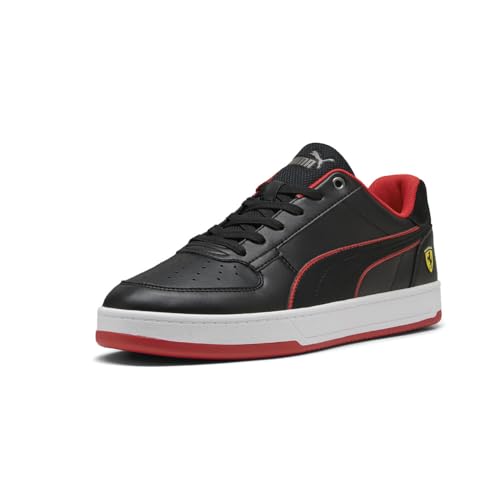 PUMA Mens Scuderia Ferrari Caven 2.0 Lace Up Sneakers Shoes Casual - Black2