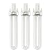 Produktbild Solustre 3Pcs Nagel Glühbirnen 12 W U Form UV-Lampe Rohr Ersatz Nagelkunst Trockner UV-Lampe Licht Salon Maniküre Zubehör 5. 3 Zoll