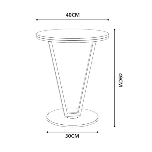 Petite table en fer JATIBOSH pour optimiser les petits salons - 3