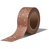 Impack Water Activated Tape - Packing Tapes for Sealing Boxes and Cartons - Gummed Tape for Mail Boxes or Gift Boxes - Biodegradable Paper Shipping Tape for Small Business (Rosy Brown 164ft - 50m)
