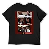 Hugh Laurie T-shirt cologique  manches courtes en coton certifi GOTS, Noir , S