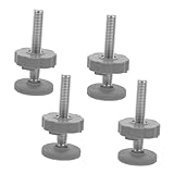 Abaodam 4個 ベビーゲート用耐久スチール製ねじ付きスピンドルロッド 段 ペットフェンス対応 安定した固定で 確保 家 保育施設 ペットショッ