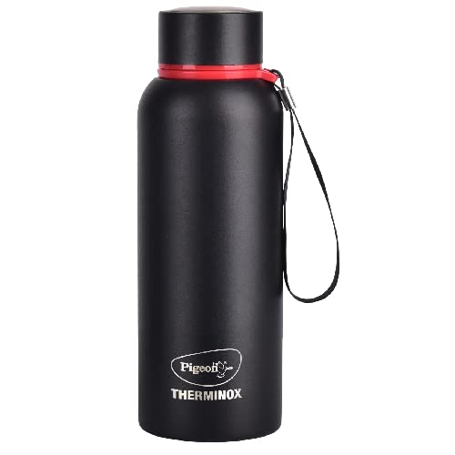 Pigeon Croma Coral Stainless Steel Thermos Bottle - Black