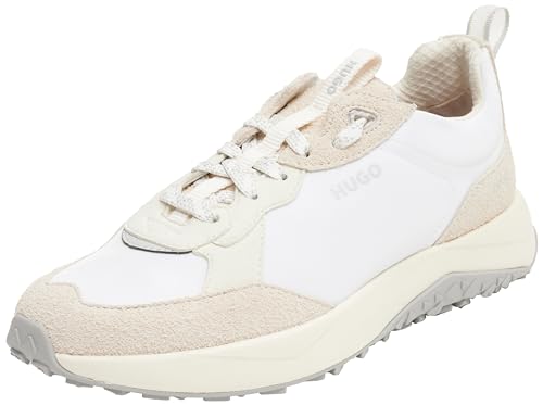 HUGO Damen Kane_Runn_nysd Sneaker, Open White, 38 EU