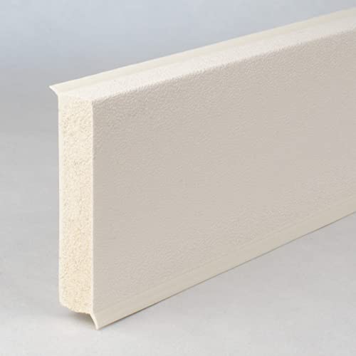 PROVISTON 15 Meter Sockelleiste - sechs Fußleisten - 2500 x 60 x 12 mm -...