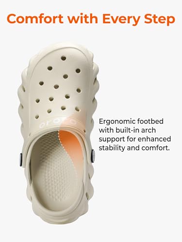 ORORO Unisex Garden Clogs, Lightweight Slip-On Shoes for Indoor Outdoor3