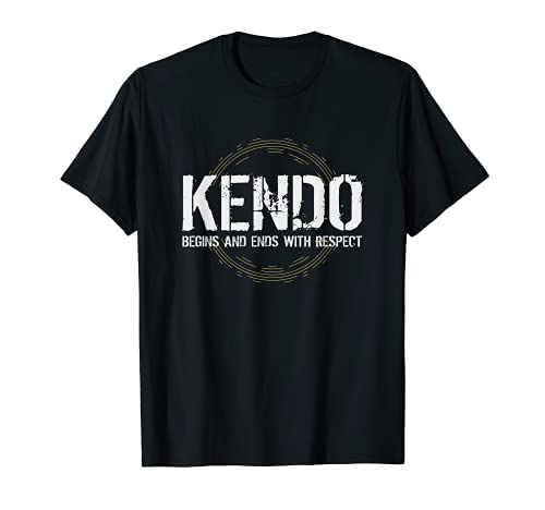 Kendo Begins and Ends with Respect Martial Arts T-Shirt