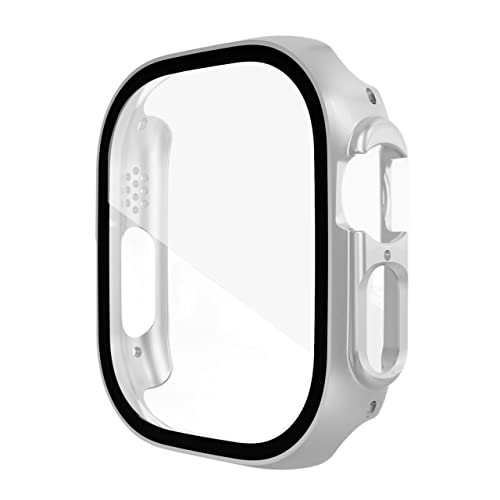 Écran iWatch rayé ? Housse Apple Watch Ultra 49mm argent verre